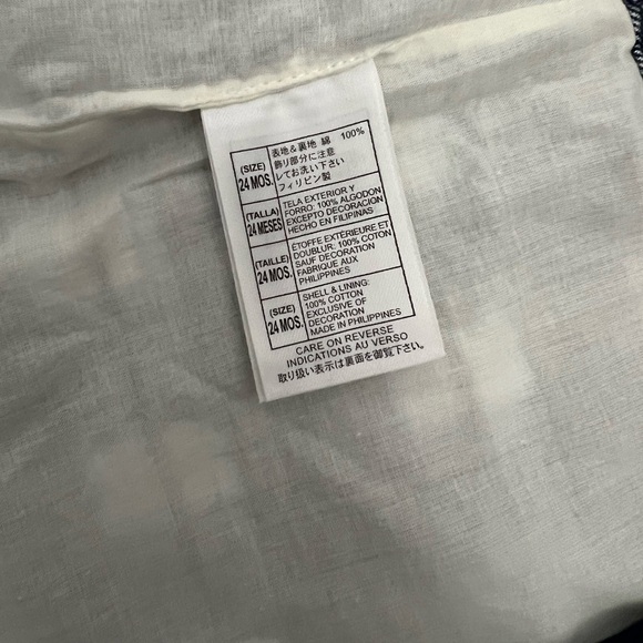 NWT Disneyland Resort parks 2 Piece Overall Shirt Flannel 24 Mos 2T Christmas - Picture 9 of 9